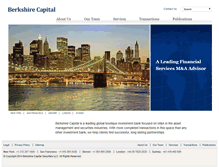 Tablet Screenshot of berkcap.com